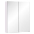 thumbnail image 1 of Armoire à Pharmacie Murale HOMCOM avec miroir et Tablette réglable, blanc, 1 of 10