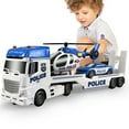 thumbnail image 1 of Semirremolque de juguete Dwi Dowellin para niños pequeños de 3 a 6 años con coche, 1 of 6