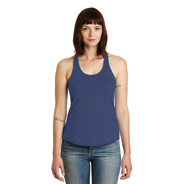 Camiseta sin mangas con cola de camisa de jersey de satén alternativo para mujer, azul marino, extragrande Ropa alternativa 04031C1-409