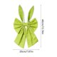 thumbnail image 3 of Uuiauoio Easter Bunny Ear Bow Pendant, Holiday Party and Home Decoration for Easter, Festive Hanging Ornament for Door and Wall, Reusable Seasonal Decor, 3 of 6