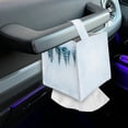 thumbnail image 3 of POLERO Decorative Tissue Box Cover Square, Waterproof PU Leather Car Tissue Holder with Winter Tree Print Facial Napkin Organizer on Table and Bathroom, Office, 3 of 7
