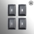 thumbnail image 2 of Renovators Supply Black Steel Switchplates Single Toggle Rustproof Finish Set of 4, 2 of 9