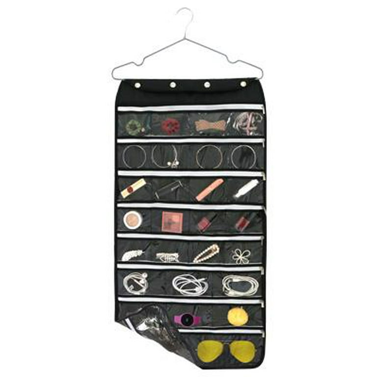 Hanging jewelry storage bags hot sale