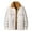 White, variant on Wancir Men's Corduroy Sherpa Lined Trucker Jacket Thickened Warm Winter Coats