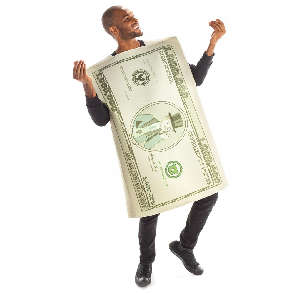 A Million Bucks Halloween Costume Funny Unisex Money Outfits for Adults