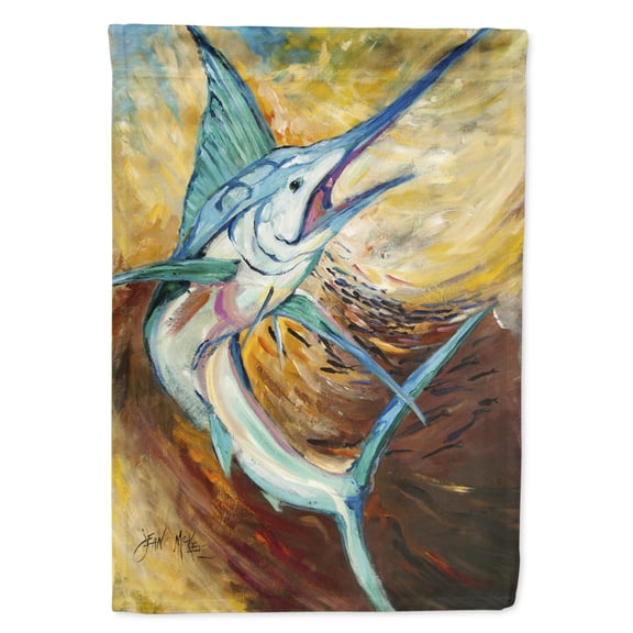 Carolines Treasures JMK1167CHF Billfish Flag Canvas, Large, Multicolor