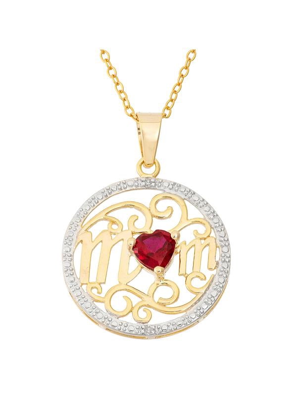 18K Gold Over Sterling Silver Heart 