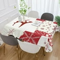 thumbnail image 5 of BZSMCE Square Tablecloth Simple Christmas Printing Pattern Tableclothes, 5 of 9