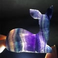 thumbnail image 6 of MATROOY 2" Hand Carved Rainbow fluorite deer Natural stone Quartz Crystal skull healing, 6 of 8
