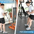thumbnail image 6 of Fitness Cable Pulley System, Gym LAT and Lift Pulldown Machine Attachments, LAT Pull Down Bar Home Workouts Equipments for Biceps Triceps Shoulder Arm Curl Forearm Muscle Strength Exercise, 6 of 7