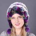 thumbnail image 1 of Bonnet Tricoté Chaud pour Femmes avec Cache-Oreilles et Accent de Fourrure - Doux Respirant Ajustement Réglable Design à la Mode pour Temps Froid Protection Extérieure, 1 of 2