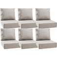 thumbnail image 5 of Opohoro Outdoor Deep Seat Cushion Set, 24"x24"x6", Water Resistant & UV Resistant Comfortable Furniture Cushions for Patio Chair, Sofa, Loveseat, 5 of 12