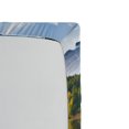 thumbnail image 2 of Ambesonne Nature Fitted Sheet, Country Scene and Lake, Twin XL Size, Multicolor, 2 of 2