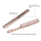 thumbnail image 5 of Peine 2 Unids Salon Hair Comb con Escala Peluquero Profesional Peluquería Acero Espacio Aluminio Metal Corte de Pelo Peine, 5 of 5