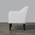thumbnail image 5 of Baxton Studio Brittany Fauteuil d'Appoint Capitonné Beige et Noir, 5 of 5