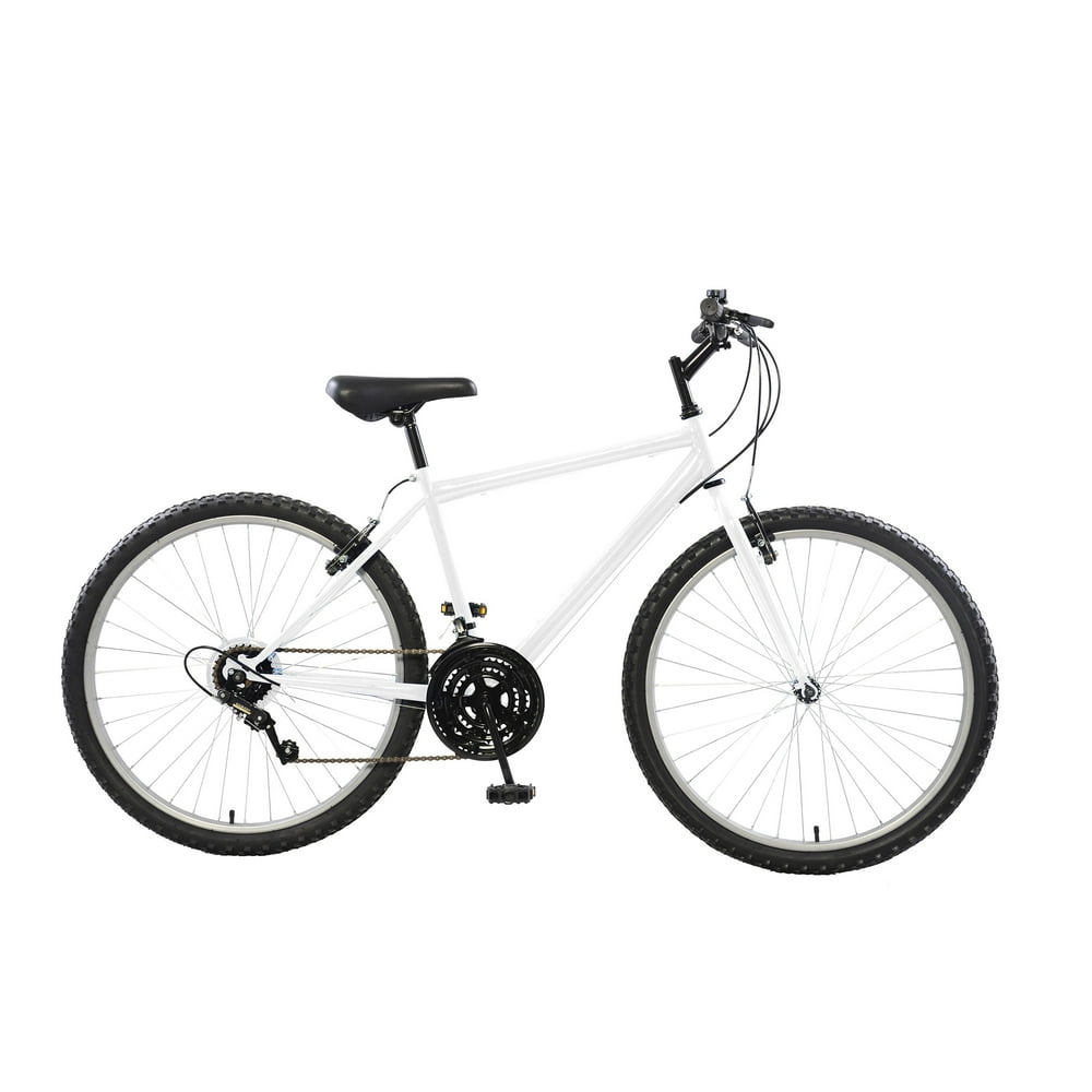 Rigid Mountain Bike, 26 in wheels, 18 in frame, Men's Bike, White