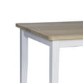 thumbnail image 2 of International Concepts Table à Manger Carrée Décontractée, Fini Blanc et Naturel, 2 of 3