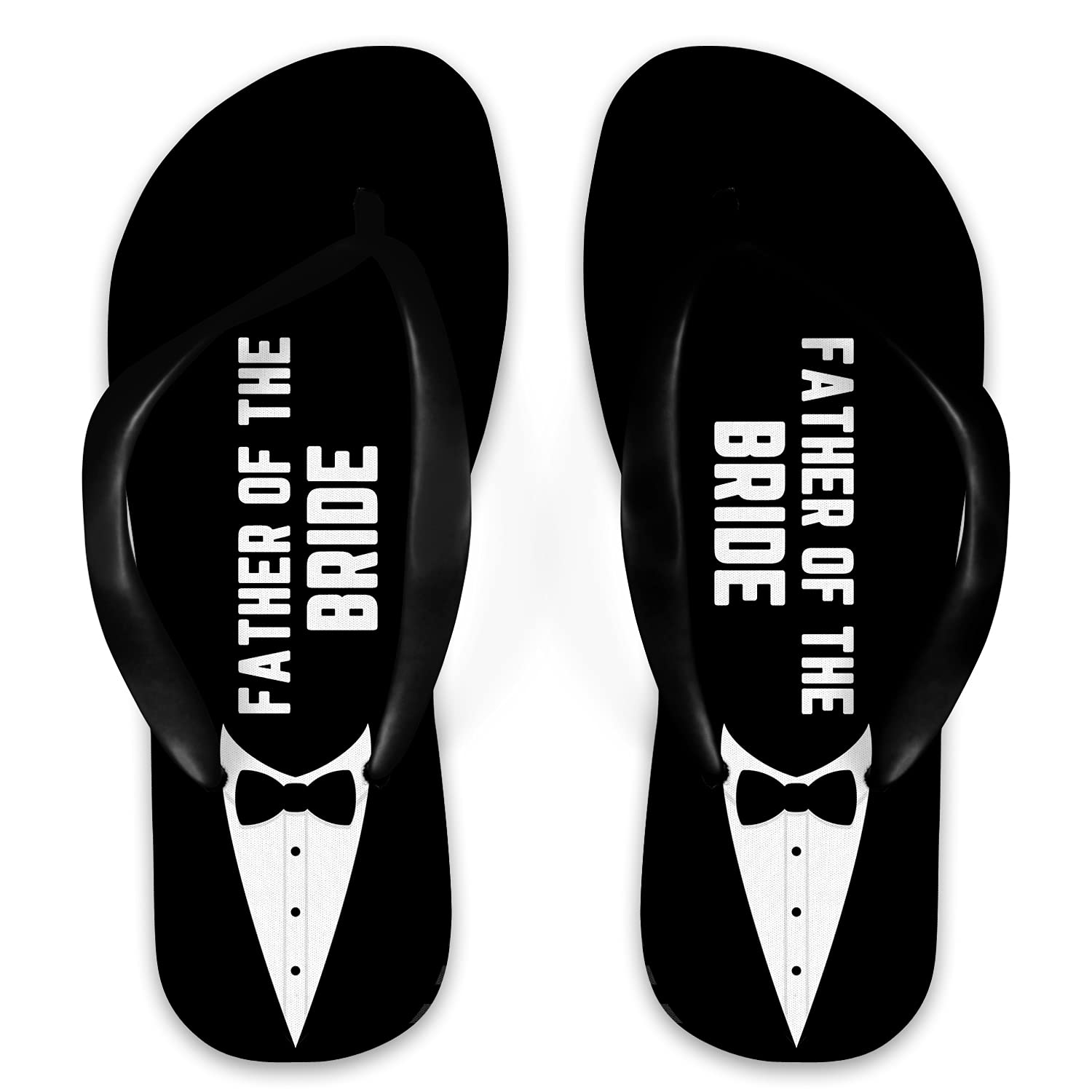 tuxedo flip flops