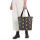 thumbnail image 5 of Disketp Mardi Gras Shiny Green Purple Bolsa de Hombro Casual para Mujer, Bolso Cruzado para Compras, Viajes y Uso Diario, 5 of 6