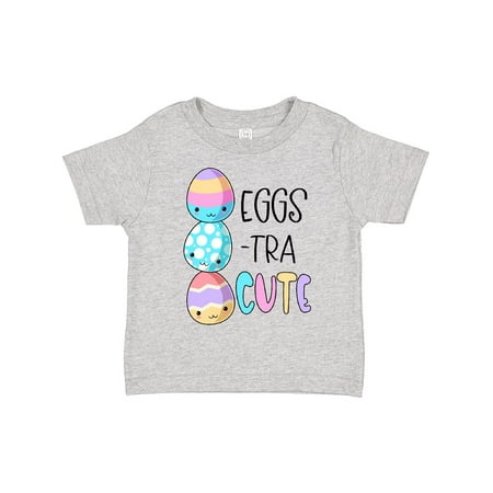 

Inktastic Eggs-tra Cute Fun Easter Eggs Gift Toddler Boy or Toddler Girl T-Shirt