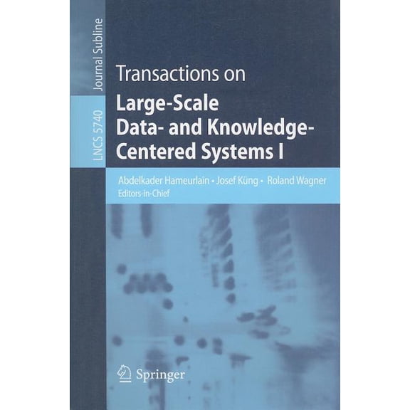 Transactions on Large-Scale Data- And Knowledge-Centered Systems I, (Paperback)