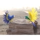 thumbnail image 3 of Adorno de pluma de pájaro artificial realista para decoración del jardín del hogar Parrot 2, 3 of 6