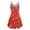 Red, variant on Women's Casual Dresses Sleeveless Floral Printed Plus Size Fashion Flowy A Line Dress Black Beach Long Outfits XXXL