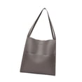 thumbnail image 4 of Bolso de hombro Salvador de cuero para mujer gris, 4 of 9