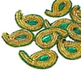 thumbnail image 1 of Small Beaded Appliques Paisley Decorative Applique Sewing Crafting By 1 Dozen, 1 of 3