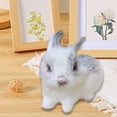 thumbnail image 1 of Imitate Furry Rabbit for Collectible Gift Home Decoration Easter Decorations, 1 of 8