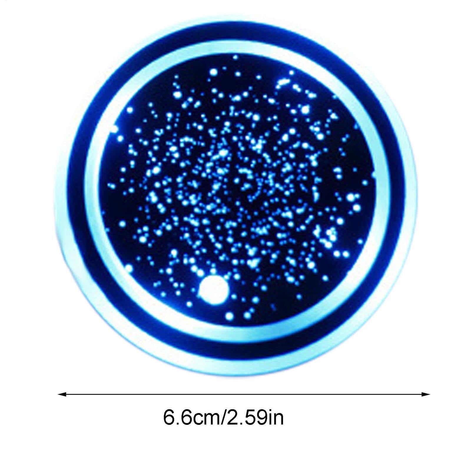 Luminous Car Cup Holder Light Automatic Sensing Vehicle Accessories Night Driving Glow in Dark Car Interior