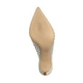 thumbnail image 6 of Schutz Greece Pearl Clear Vamp Rhinestones Pointed Toe Stiletto Heel Pumps (Pearl, 5.5), 6 of 6