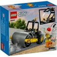 thumbnail image 6 of LEGO City Construction Steamroller Toy Playset, Fun Gift, Construction Toy Set for Kids Aged 5 Years Old Plus, Model Truck with a Worker Minifigure, Imaginative Play for Boys and Girls, 60401, 6 of 8