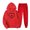 Red, variant on Cyber and Monday Sale Clearance Clothes Under $5.00 Fayshow0 Women'S Casual Printed Pocket Hoodie with Long Sleeves and Pants Set