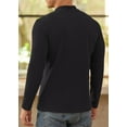 thumbnail image 3 of Iceglad Men's Long Sleeve Shirt Mock Turtleneck Cotton Basic Thermal Undershirt Lightweight Pullover, 3 of 7