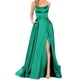 thumbnail image 5 of Vestido de dama de honor de color sólido, vestido largo, adelgazante, sin hombros, vestido de noche de dama de honor de moda para novia, 5 of 6