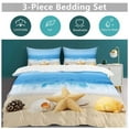 thumbnail image 3 of Ocean Beach Set Duvet Cover Themed Multicolor Polyester Bedding Set Duvet Cover for Twin Size, 3 of 6