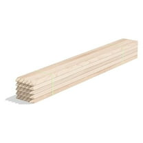 Garden Stakes 3ft (25-Pack) - Wooden Plant Supports for Vegetables, Flowers & Sign Posts - Lodgepole Tree Stakes - Natural Finish