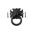 thumbnail image 6 of Renovators Supply Cabinet Pulls 2-3/4" Black Wrought Iron Swing Handle Drawer Pulls w/Screws, 6 of 9