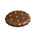 thumbnail image 2 of HEVIRGO 1PC Tapis de Table en Bois Polyvalent Tampon d'Isolation avec des Biscuits Lotus Racine Tranches Fleurs Formes de Protection Table Set de Table Mignon Table à Manger Coussin de Protection Approprié pour les Décorations de la Maison, 2 of 10