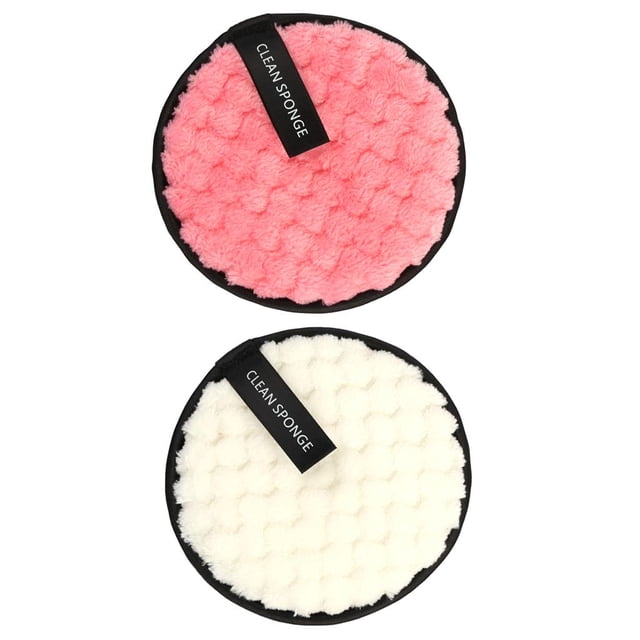 2 Piezas De Esponja Facial, Esponja De , Exfoliante, Limpiador Suave Y Suave, , Removedor De Maquillaje, Almohadilla De Limpieza, 12 Cm Salvador Esponjas faciales para la limpieza