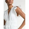 thumbnail image 2 of Scoop Women’s and Women’s Plus Crinkle Gauze Mini Dress, Sizes XS-4X, 2 of 5