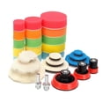 thumbnail image 2 of Car Polishing Pads 3 Inch Buffing Pad Drill Buffing M14 Adapter for Car, 2 of 10