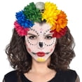 thumbnail image 4 of RXIRUCGD Halloween Hair Hoops Headband, Halloween Skull Ornament For The Dead Ghost Festival Hair Hoops Ghost Festival Stained Rose Headbands Festival Party, 4 of 6
