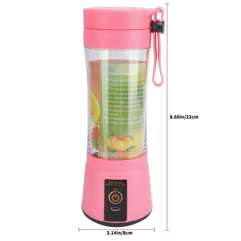 New Portable Battery Operated Juice Blender Rechargeable Fruits