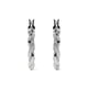 thumbnail image 5 of Arete Arracada Diamantada De Plata Ley 925 Para Mujer, 5 of 16