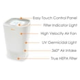 thumbnail image 5 of Crane Air Purifier with True HEPA Filter – Quiet, Compact, and Powerful Air Cleaning for Home, Bedroom, and Office, EE-5067, 5 of 7