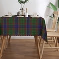 thumbnail image 2 of Rectangle Table Cloth, Scottish Clan Adams Tartan Plaid Resistant Washable Tablecloth Decorative Table Cover for Dining, Indoor and Outdoor, 2 of 6