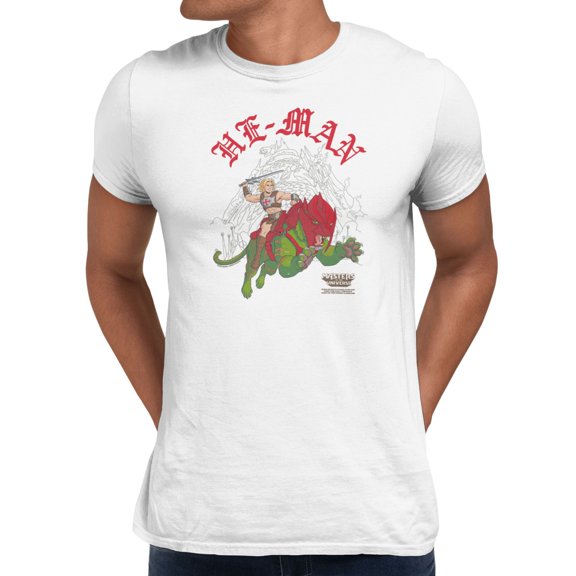 Masters Of The Universe Movie Medieval Leap Men's T Shirt (White, S-XXXL)