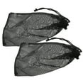 thumbnail image 5 of KAKOWELY 2 bolsas de red para guardar pelotas de golf, fundas protectoras para pelotas de golf (negras), 5 of 5